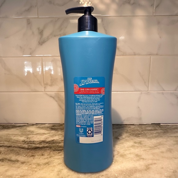 Suave Kids SPIDER-MAN 3 in 1 Shampoo Conditioner Body Wash Spider Sense 28oz NEW - Picture 5 of 10